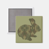 Camouflage Silhouette Paashaas Magneet (Voorkant / Achterkant)