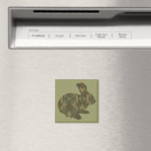 Camouflage Silhouette Paashaas Magneet (Insitu (Vaatwasser))