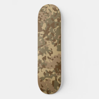 Camouflage Skateboard Bruin Beige Groen