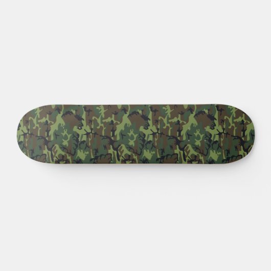 Camouflage Skateboard Deck (Horizontaal)