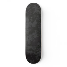 Camouflage Skateboard Donker Zwart Grijs
