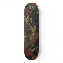 Camouflage Skateboard Groen Bruin Zwart Beige