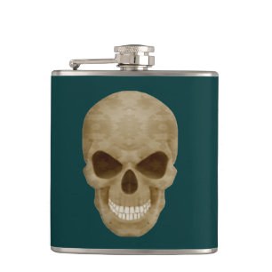 Camouflage Skull Flask Heupfles