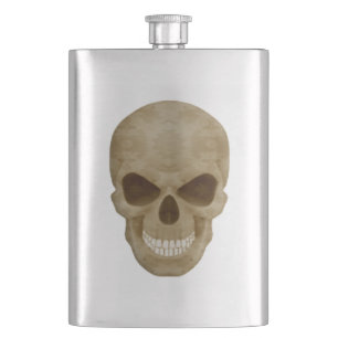 Camouflage Skull Flask Heupfles