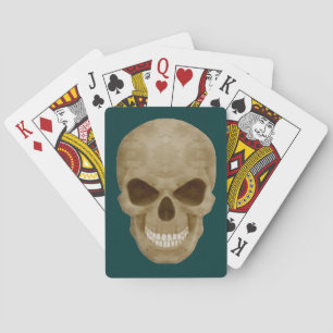 Camouflage Skull-spellen Pokerkaarten