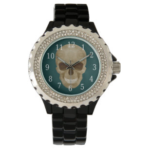 Camouflage Skull Watch Horloge