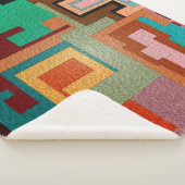 Camouflage Small Sherpa Blanket Deken (3/4)