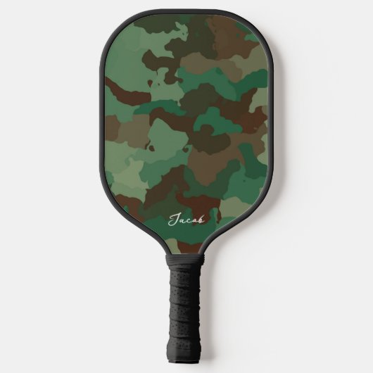 Camouflage Speciaal Pickleball Paddle (Achterkant)
