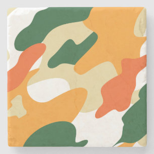 camouflage stenen onderzetter