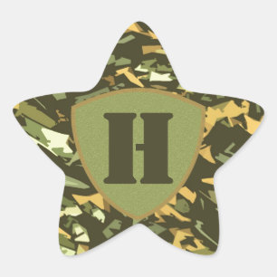 Camouflage Ster Sticker