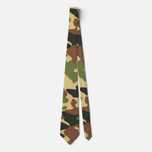 camouflage stropdas