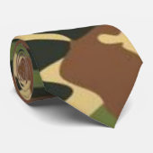 camouflage stropdas (Opgerold)