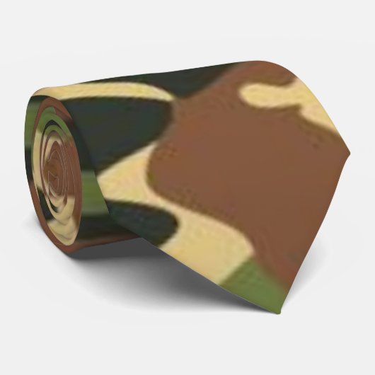 camouflage stropdas (Opgerold)