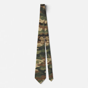 Camouflage Stropdas