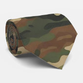 Camouflage Stropdas (Opgerold)