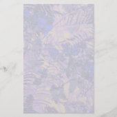 Camouflage tegen blauwe bloem briefpapier (Voorkant)