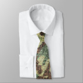 camouflage textuur stropdas (Gebonden)