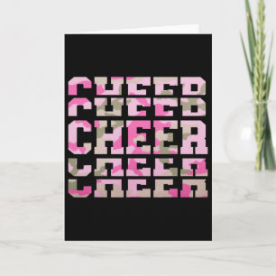Camouflage Tie Dye Cheerleading Voor Cheerleader S Kaart