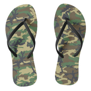 Camouflage tongs pour femmes