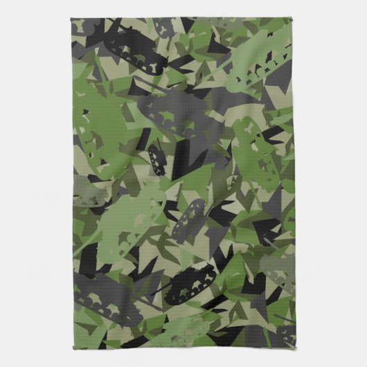Camouflage Towel van het leger van de Tank Theedoek (Verticaal)