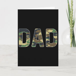 Camouflage Vader Vaderdag Kaart