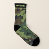 Camouflage Vert Armée Nom Personnalisé (Gauche intérieur)