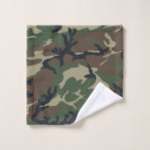 Camouflage vert Brown (Gant de toilette)