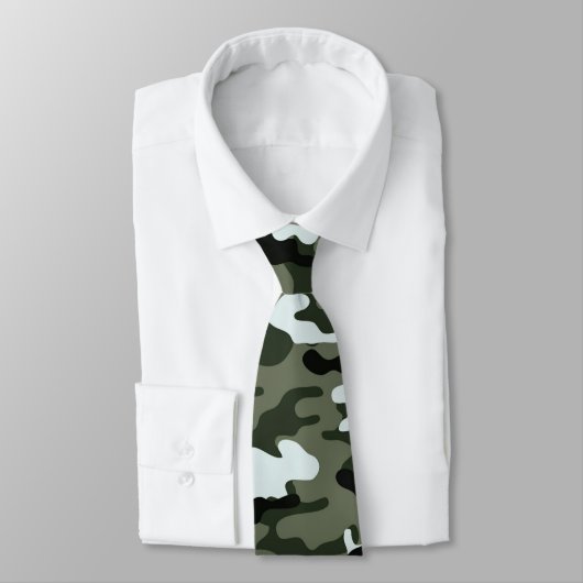 Camouflage Vert Cravate masculine (Attaché)