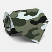 Camouflage Vert Cravate masculine (Roulé)