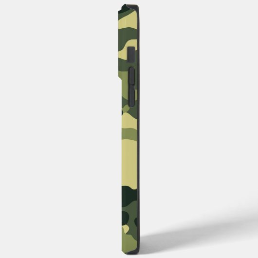 Camouflage vert de l'armée iPhone 14 Pro Max Coque (Verso / Gauche)