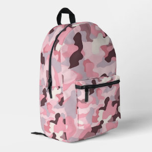 Camouflage & Vertrouwen: Pink Edition Bedrukte Rugzak