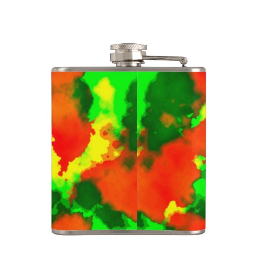 Camouflage Vinyl Wrapped Flask Heupfles (Achterkant)