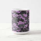 Camouflage Violet Coupe de Voyage Café Mug (Centre)