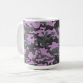 Camouflage Violet Coupe de Voyage Café Mug (Devant gauche)