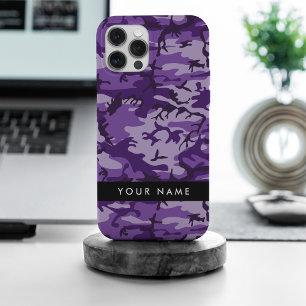 Camouflage violet Votre nom Personnalisez