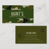 Camouflage Visitekaartje (Voorkant / Achterkant)