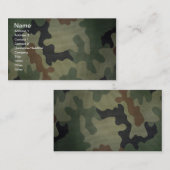 Camouflage Visitekaartje (Voorkant / Achterkant)