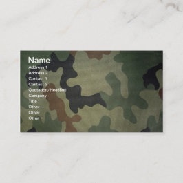 Camouflage Visitekaartje