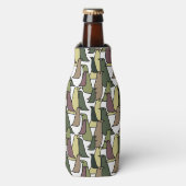 Camouflage vogels flesjeskoeler (Fles Voorkant)