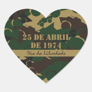 Camouflage voor militaire voertuigen hart sticker