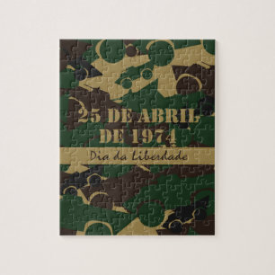 Camouflage voor militaire voertuigen legpuzzel