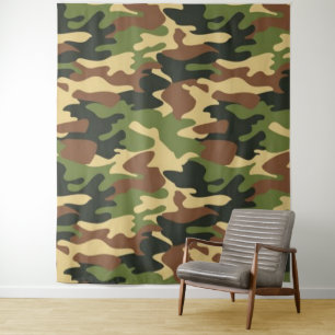 camouflage wandkleed