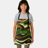 Camouflage Waves Waterverf Patroon Schort (Insitu)