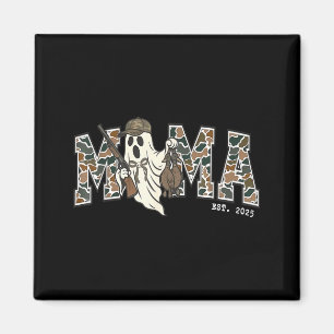 Camouflage Wilde Eend Retro Camo Jacht Mama Ha Magneet