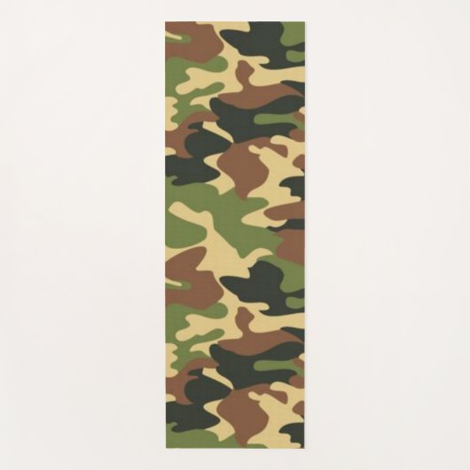 camouflage yogamat (Voorkant)