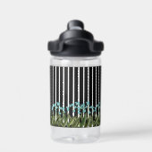 Camouflage Zèbre Avec Bouteille D'Eau Fleurs Bleue (Salle de sport)