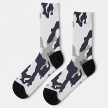 Camouflagegrijze sokken