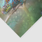 camouflagehagedis tissuepapier (Detail)