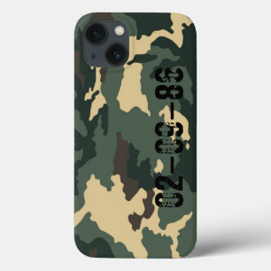 Camouflagepatroon iPhone 13 Hoesje