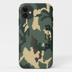 Camouflagepatroon iPhone Hoesje
